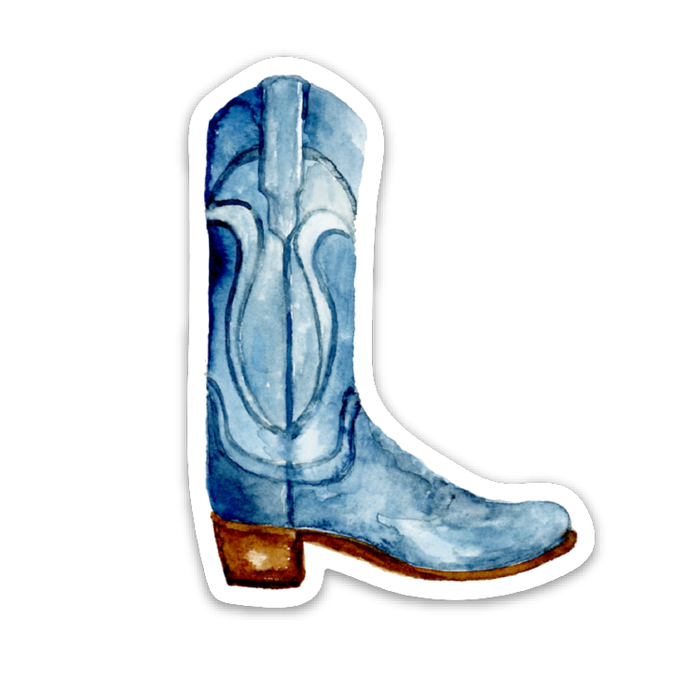 Blue Boots Sticker