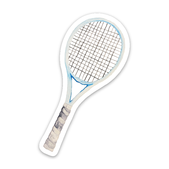 Tennis Racquet Sticker