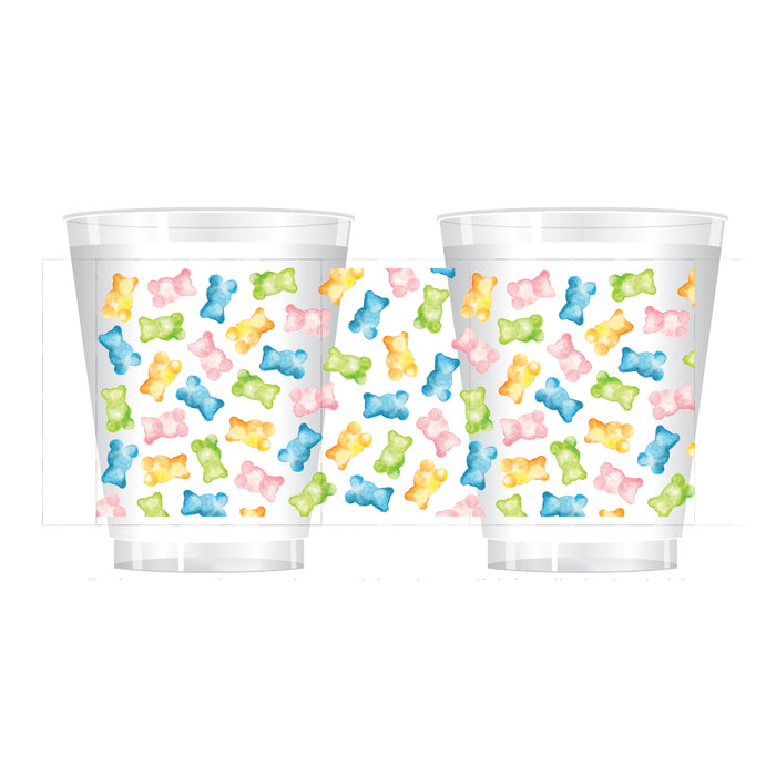 Gummy Bear Shatterproof Cups - Set of 8