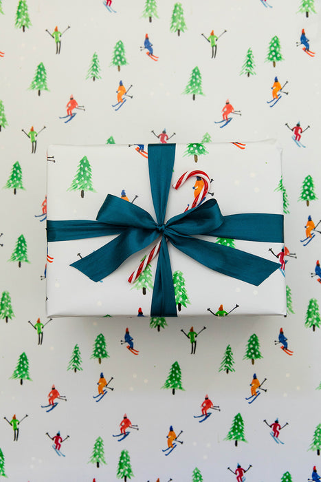 Wrapping Paper - Skiers