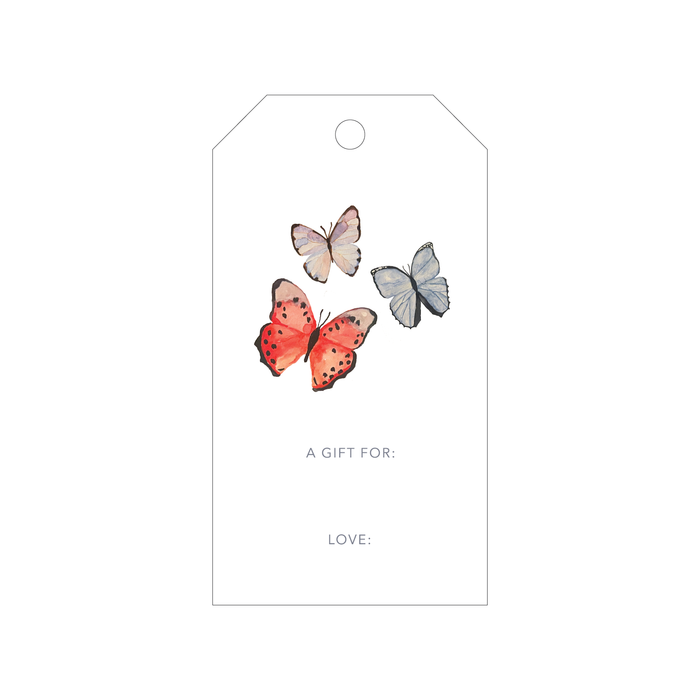 Colorful Butterfly Gift Tags