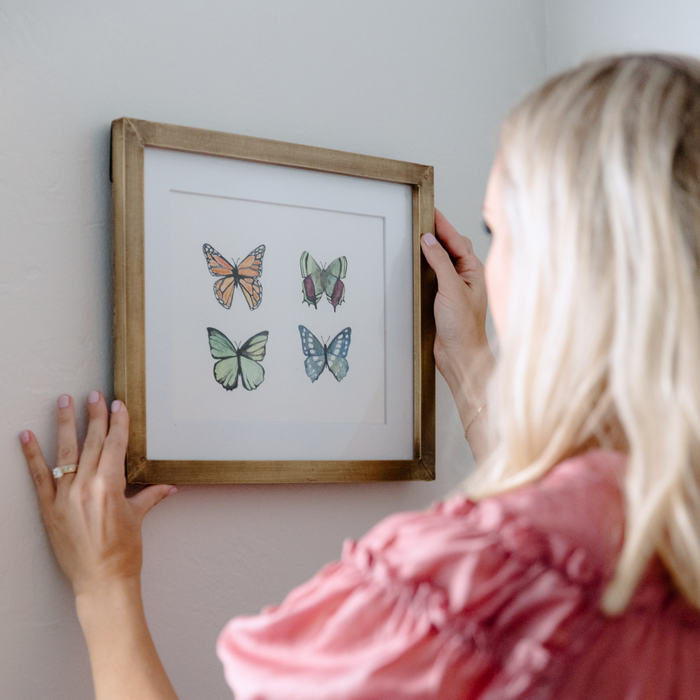 Butterfly Trio Art Print