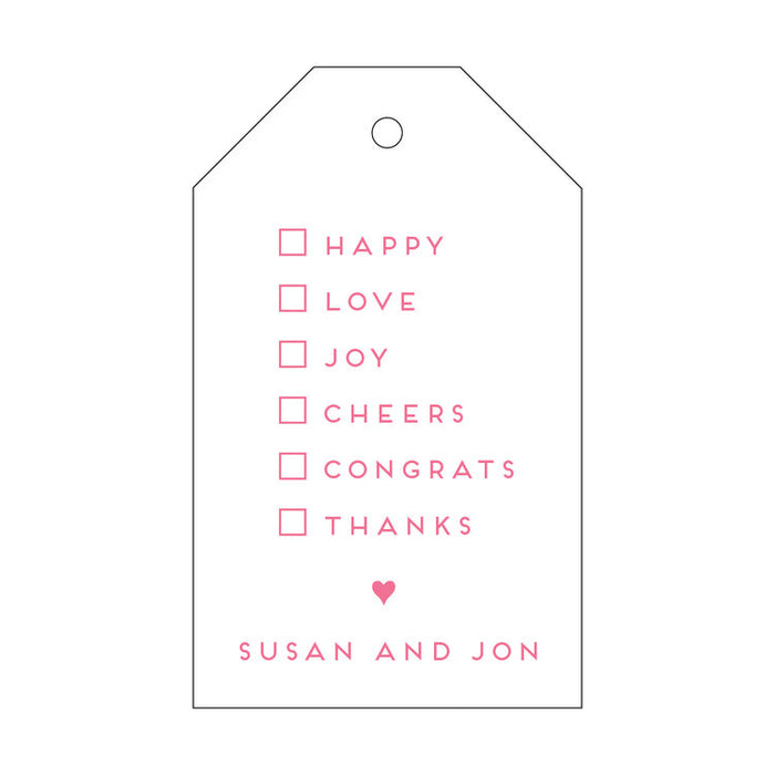 PERSONALIZED GIFT TAG - T250