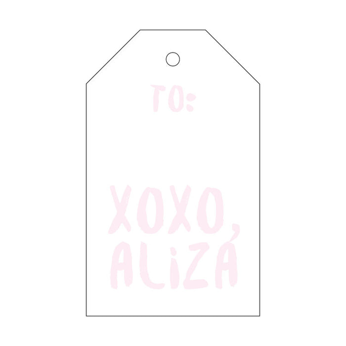 PERSONALIZED GIFT TAG - T4